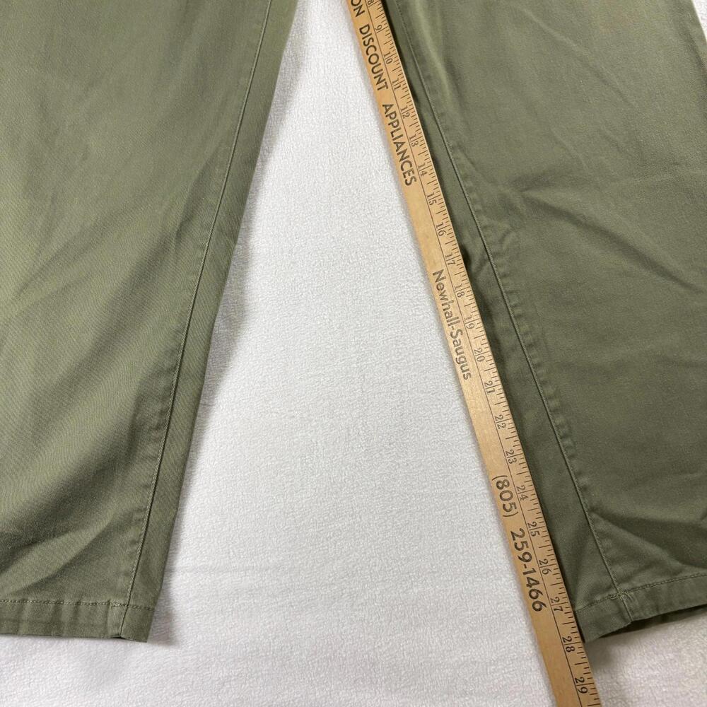 Brixton Pants Womens 30 Olive Straight Chino Casual Skate Streetwear Fit Vintage - Picture 2 of 9